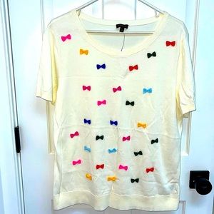 Brand new! Talbots Bow Knit!